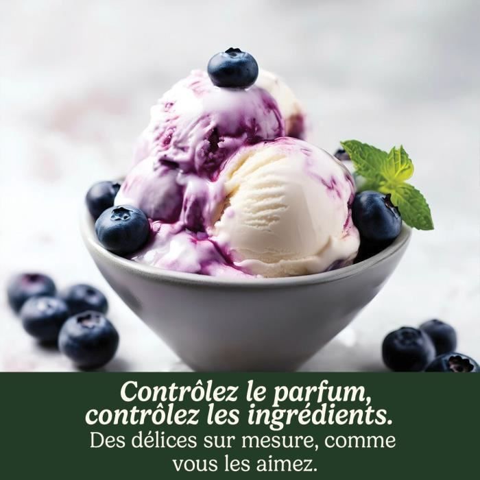 Sorbetiere CUISINART - ICE21E - Capacité 1,4L - Préparation rapide en 25min - 35W