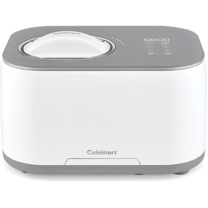 Sorbetiere CUISINART - ICE90E - Capacité 950ml - Préparation rapide en 40min - 100W