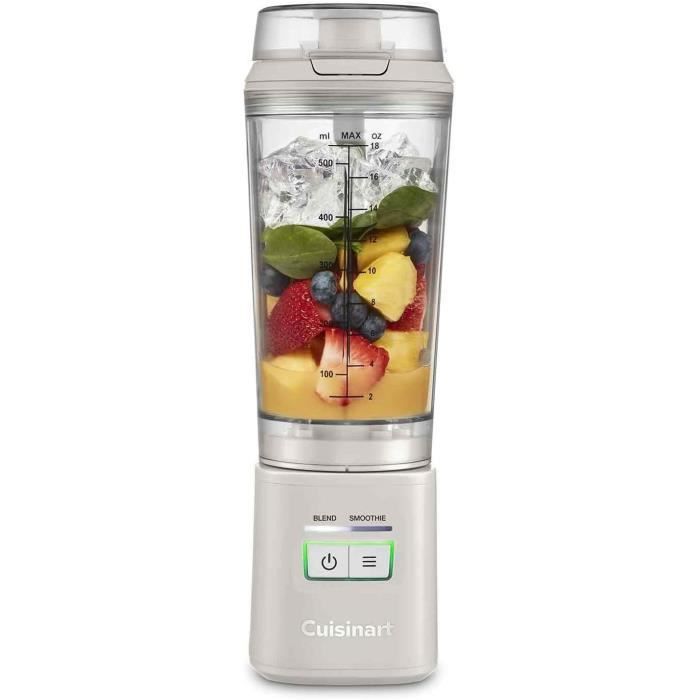 Blender - CUISINART - PBL100E Blast&Go - 120 W - 500 ml - 50 dB - Blanc