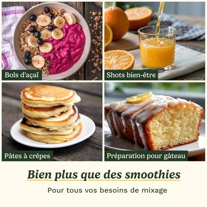 Blender - CUISINART - PBL100E Blast&Go - 120 W - 500 ml - 50 dB - Blanc