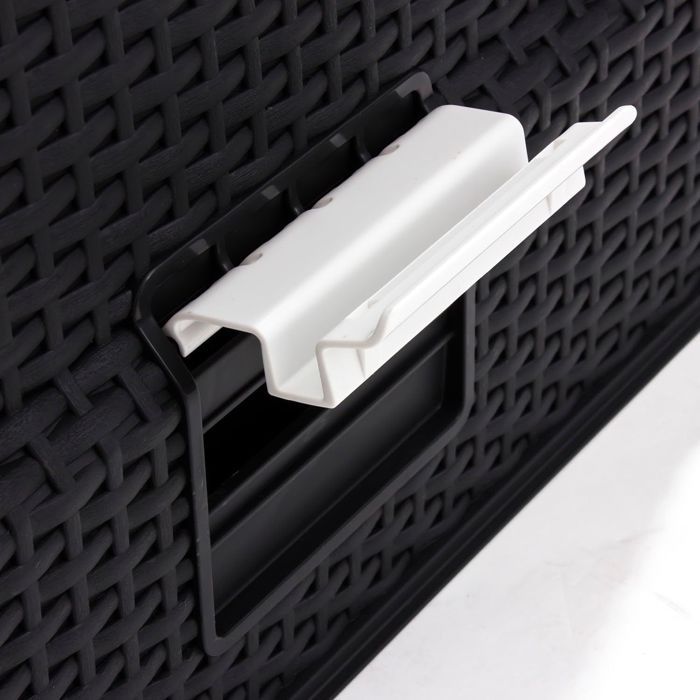 Curver Bac a litiere pour chats 51x38,5x39,5 cm Anthracite