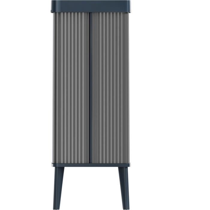Poubelle sur Pied - VERTO - 54 L - Gris Perle - Curver