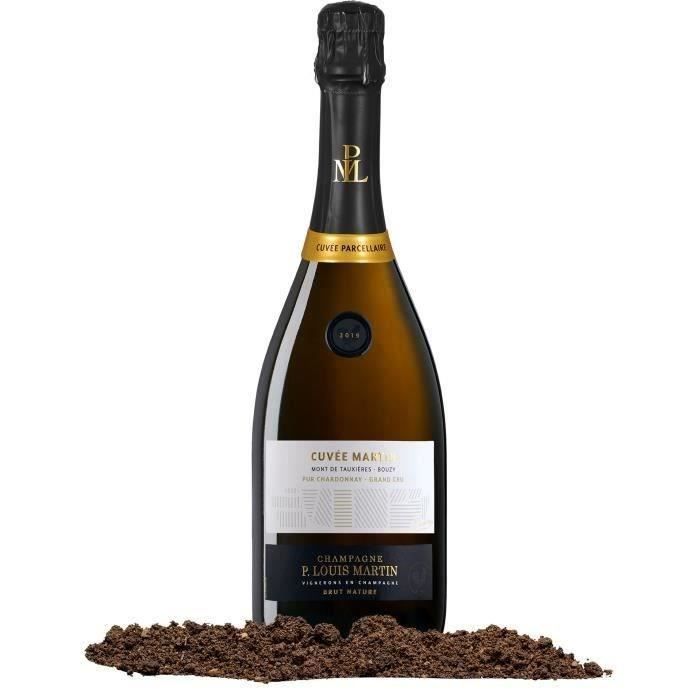 Champagne Paul Louis Martin Cuvée Martin millésimé - 2019 - Parcelle Mont de Tauxieres - Bouzy Pur Chardonnay - Grand Cru - 75cl