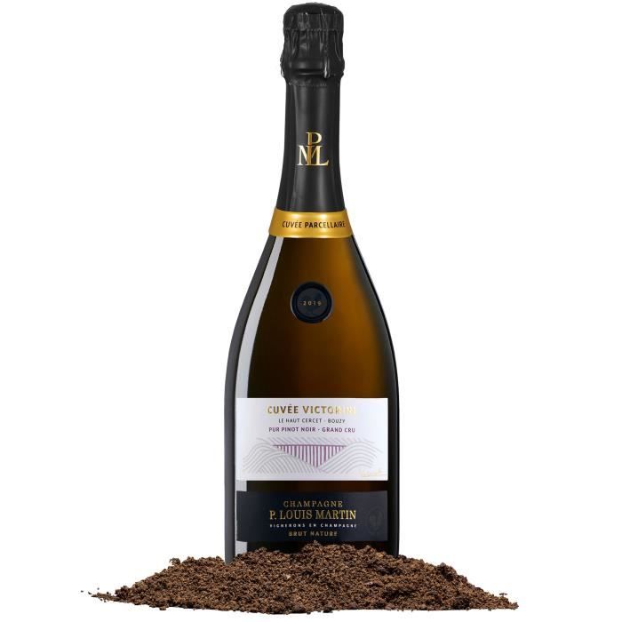 Champagne Paul Louis Martin Cuvée Victorine Brut millésimé - 2019 - Parcelle Le haut Cercet - Bouzy Pur Pinot Noir - Grand Cru - 75c