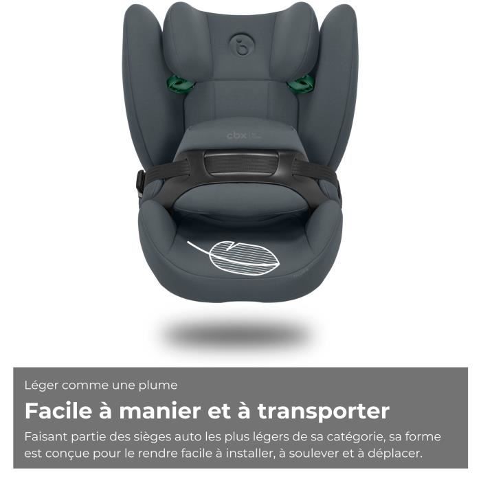 Siege auto Pallas B i-size Cbx by Cybex - 76 a 150 cm - 9 a 50 kg - 15 mois a 12 ans - Cobblestone Grey Dark Grey