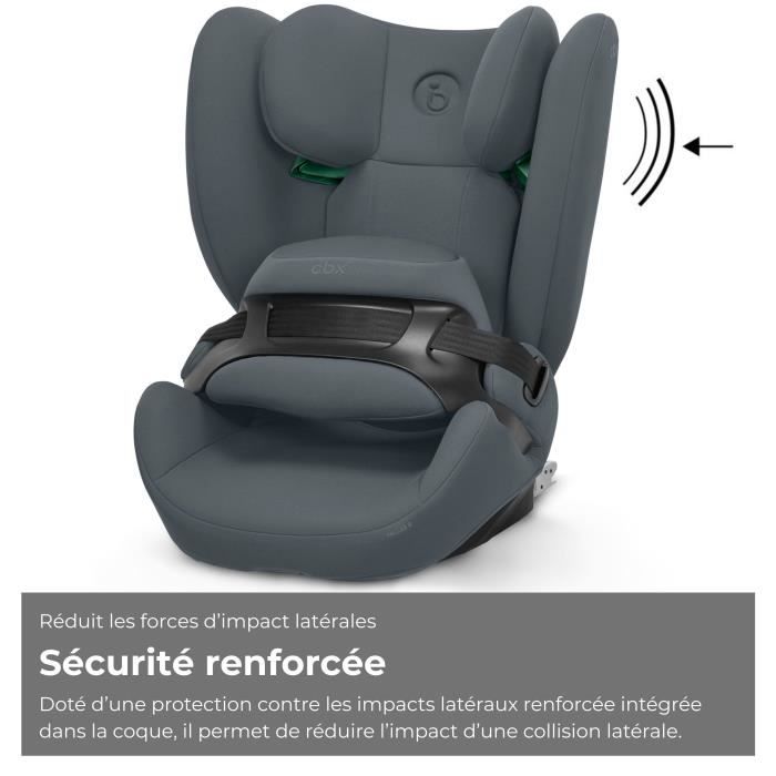 Siege auto Pallas B i-size Cbx by Cybex - 76 a 150 cm - 9 a 50 kg - 15 mois a 12 ans - Cobblestone Grey Dark Grey