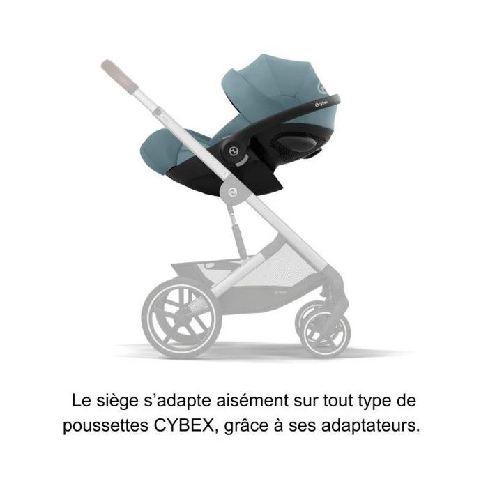 Siege auto i-size Cloud G Cybex Gold - 40 a 87 cm - naissance jusqu'a 13 kg - jusqu'a 2 ans - Stormy Blue Light blue (Plus)