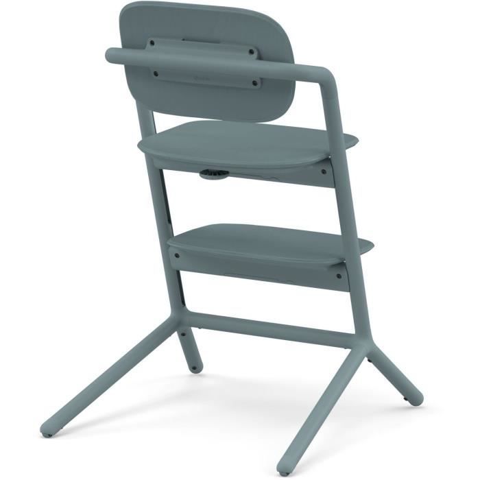 CYBEX - Chaise haute évolutive - Pack 3 en 1 - LEMO 2 - Bleu - Réglable en hauteur et en profondeur - Set bébé inclus