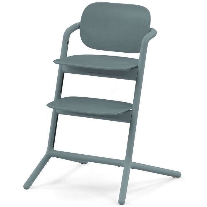 CYBEX - Chaise haute évolutive - Pack 3 en 1 - LEMO 2 - Bleu - Réglable en hauteur et en profondeur - Set bébé inclus