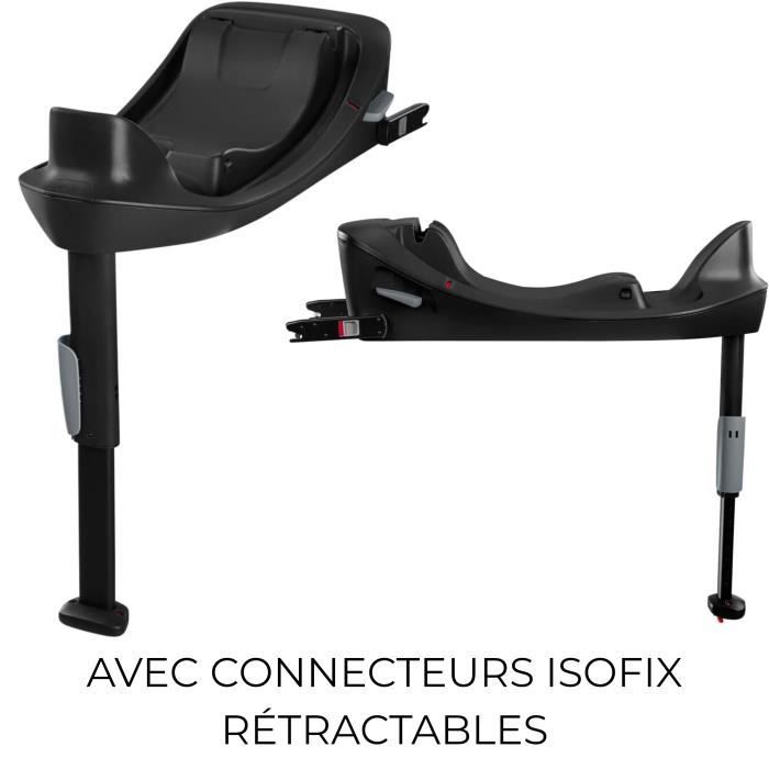 Siege auto Aton B2 i-size Cbx by Cybex - 45 a 87 cm - naissance jusqu'a 13 kg - jusqu'a 2 ans - Base one incluse - Volcano black