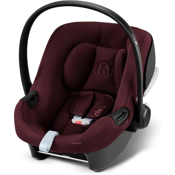 Siege auto Aton B2 i-size Cbx by Cybex - 45 a 87 cm - naissance jusqu'a 13 kg - jusqu'a 2 ans - Base one incluse - Rouge