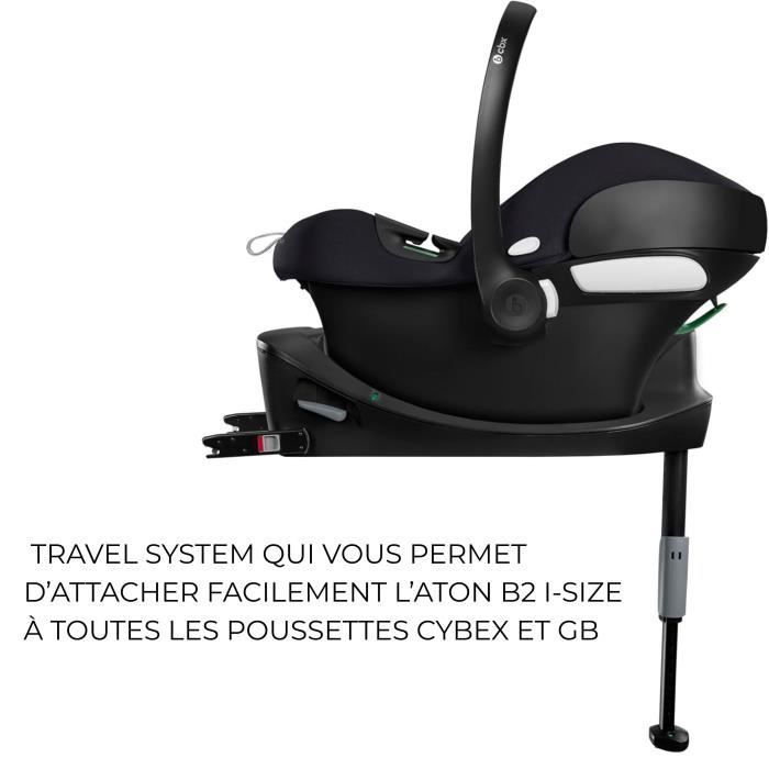 Siege auto Aton B2 i-size Cbx by Cybex - 45 a 87 cm - naissance jusqu'a 13 kg - jusqu'a 2 ans - Base one incluse - Bleu