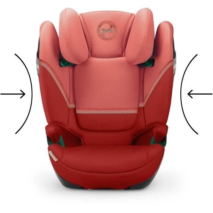 CYBEX - Siege auto Èvolutif Gr 2/3 Isofix - Solution S2 i-Fix - Hibiscus Red