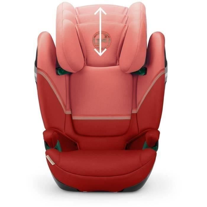 CYBEX - Siege auto Èvolutif Gr 2/3 Isofix - Solution S2 i-Fix - Hibiscus Red