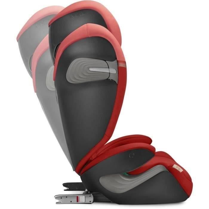 CYBEX - Siege auto Èvolutif Gr 2/3 Isofix - Solution S2 i-Fix - Hibiscus Red