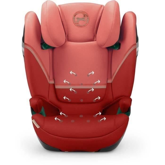CYBEX - Siege auto Èvolutif Gr 2/3 Isofix - Solution S2 i-Fix - Hibiscus Red