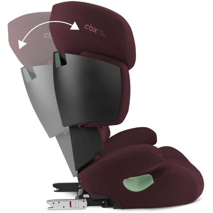 Siege auto CYBEX Solution X i-Fix - De 3 a 12 ans - Rumba Red