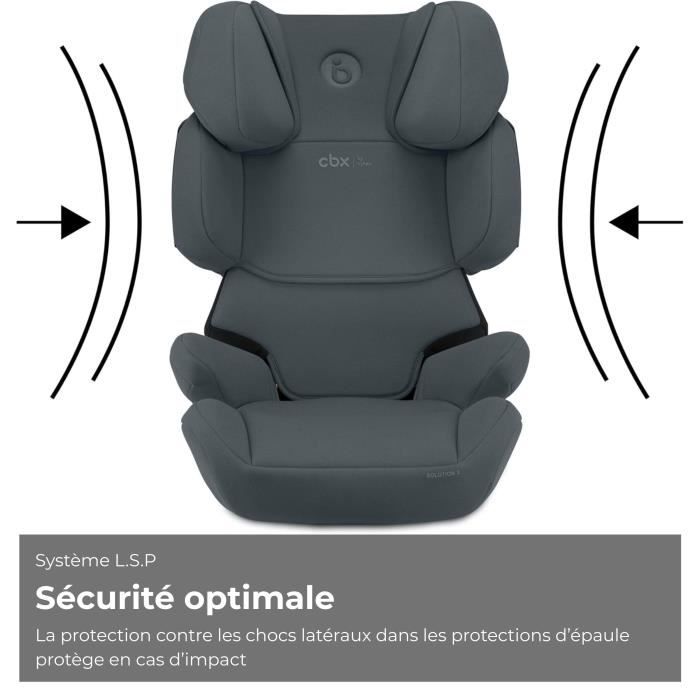 Siege auto Cbx by Cybex Solution X i-Fix 3 a 12 ans - 15 a 50 kg - 100 a 150 cm - Gris