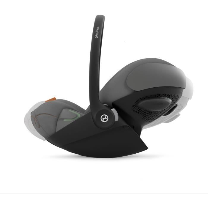 Coque Auto bÈbÈ Cloud G CYBEX i-Size - Inclinable - Tissu respirant - Homologation avion - Moon Black