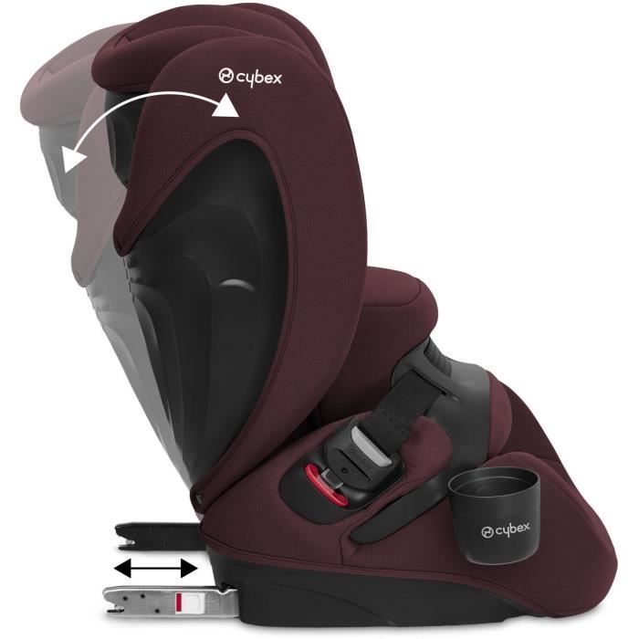 Siege auto CYBEX PALLAS B2 I-SIZE - Des 15 mois jusqu'a 12 ans - Rumba Red et dark red