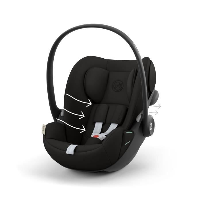 Siege auto i-size Cloud G Cybex Gold - 40 a 87 cm - naissance jusqu'a 13 kg - jusqu'a 2 ans - Magic Black