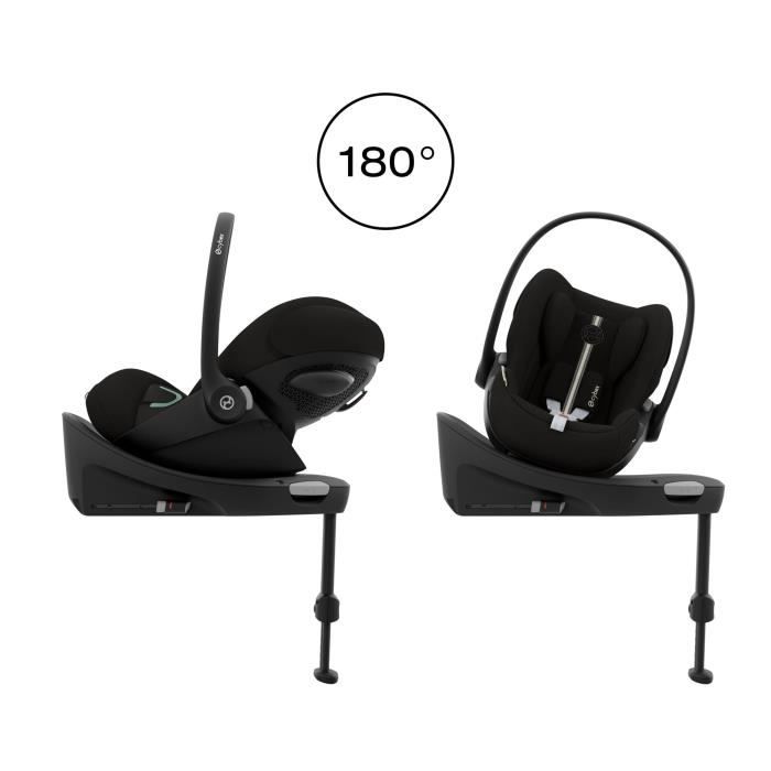 Siege auto i-size Cloud G Cybex Gold - 40 a 87 cm - naissance jusqu'a 13 kg - jusqu'a 2 ans - Moon Black (Plus)