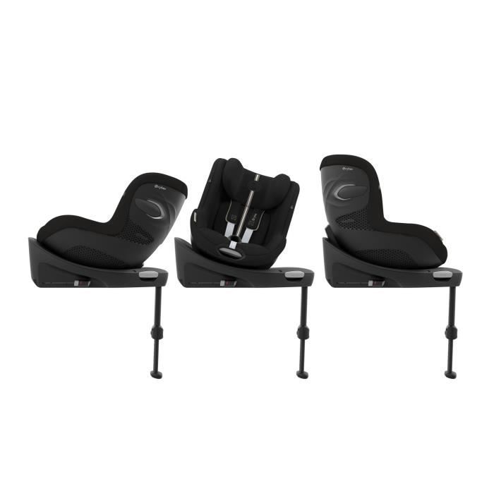Siege auto Sirona G Cybex Gold - 61 a 105 cm - naissance jusqu'a 19 kg - 3 mois a 4 ans - Moon black (Plus)