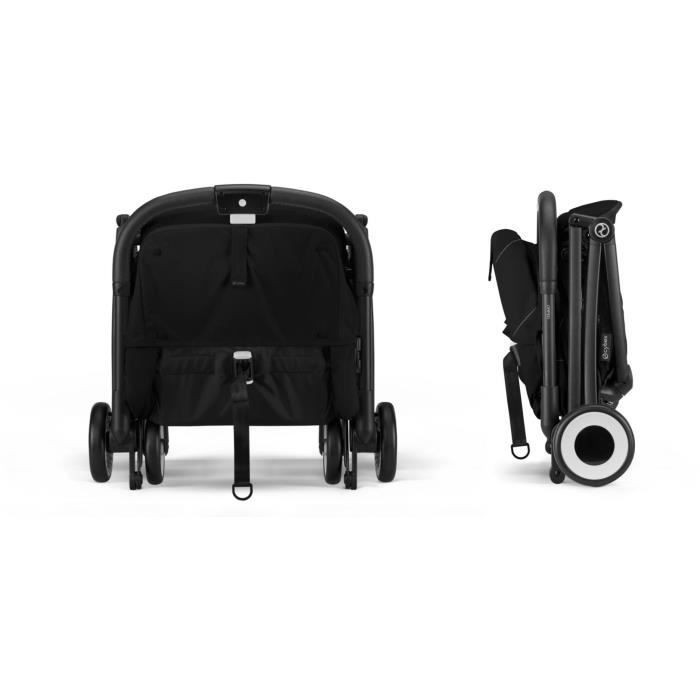 CYBEX - Poussette ultra compacte et confortable - ORFEO - 4 roues - Magic Black