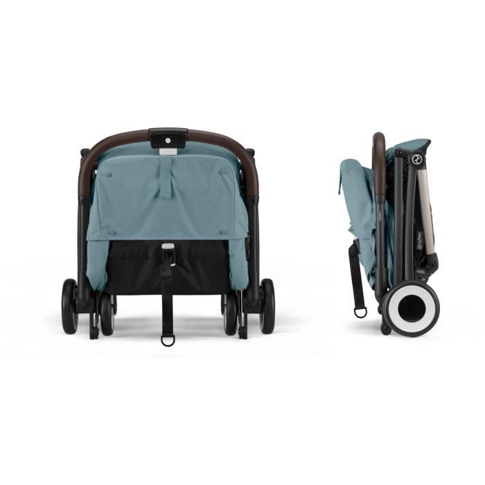 CYBEX - Poussette ultra compacte et confortable - ORFEO - 4 roues - Stormy Blue