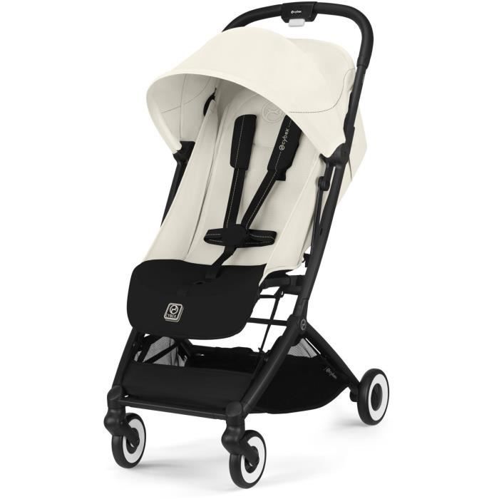 CYBEX - Poussette ultra compacte et confortable - ORFEO - 4 roues - Canvas White