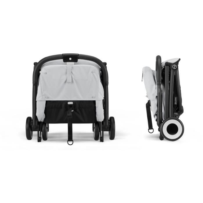 CYBEX - Poussette ultra compacte et confortable - ORFEO - 4 roues - Fog Grey