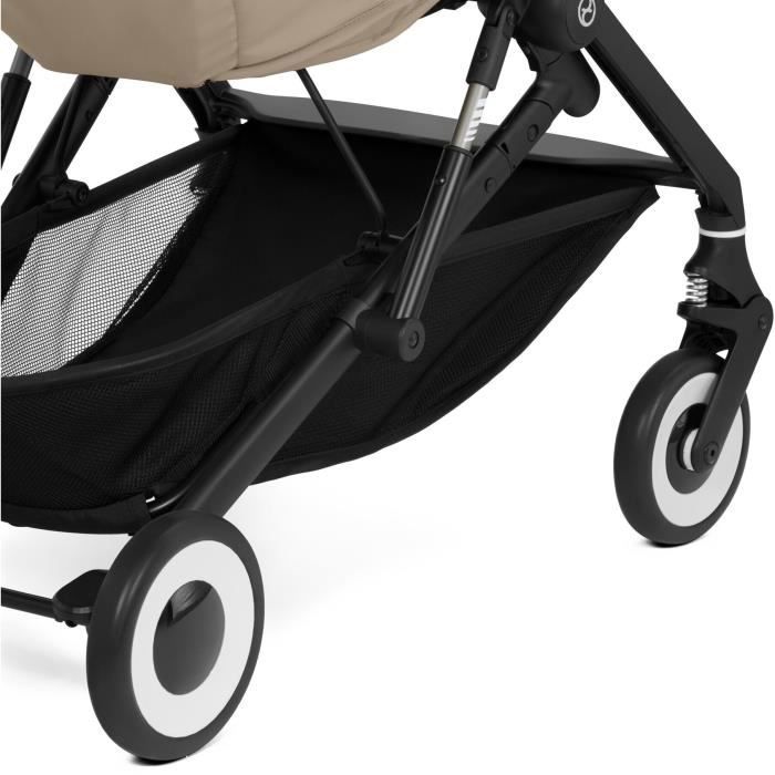 Poussette canne ultra-compacte Agis CYBEX - 5 a 22 kg (6 mois - 4 ans) - poussette légere 6,3 kg - compatible avion - Almond Beige