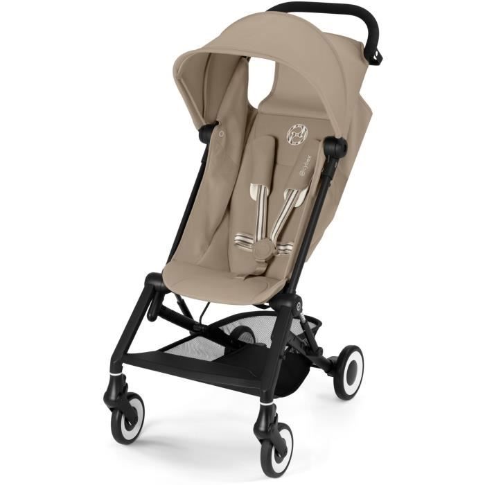 Poussette canne ultra-compacte Agis CYBEX - 5 a 22 kg (6 mois - 4 ans) - poussette légere 6,3 kg - compatible avion - Almond Beige