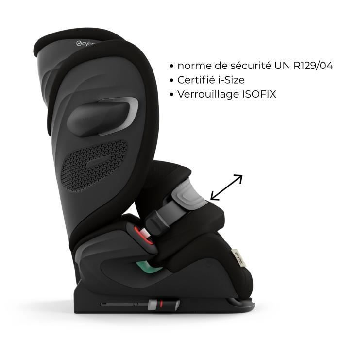 CYBEX Siege auto Pallas G3 Plus Moon black - 15 mois a 12 ans