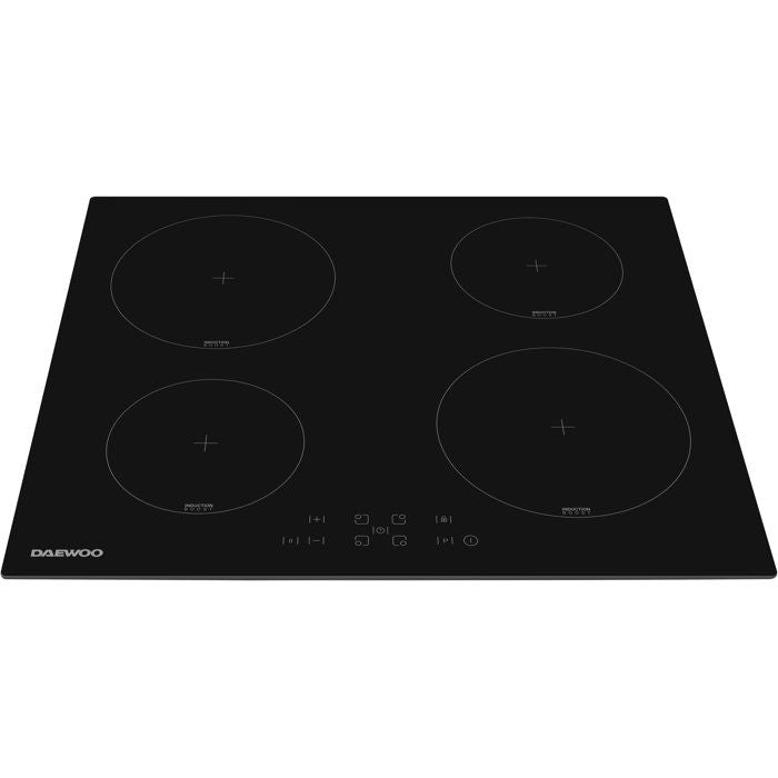 Plaque de cuisson a induction - DAEWOO - 4 foyers - 60 cm - BH6ITF37BNM - Noir