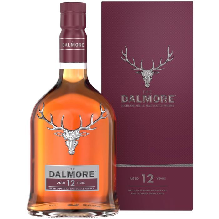 Dalmore 12 ans - Whisky - Ecosse - 40% vol - 70 cl avec étui
