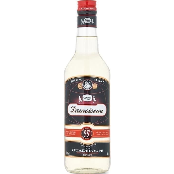 Rhum Damoiseau - Rhum agricole blanc - Guadeloupe - 55%vol - 70cl