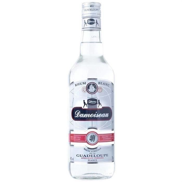 Rhum agricole blanc - DAMOISEAU - Guadeloupe - 40%vol - 70cl