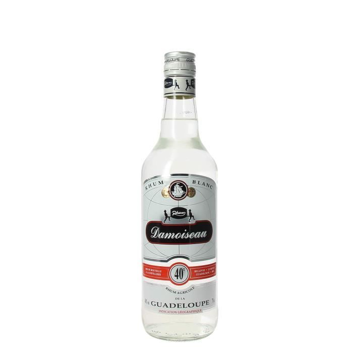 Rhum agricole blanc - DAMOISEAU - Guadeloupe - 40%vol - 70cl