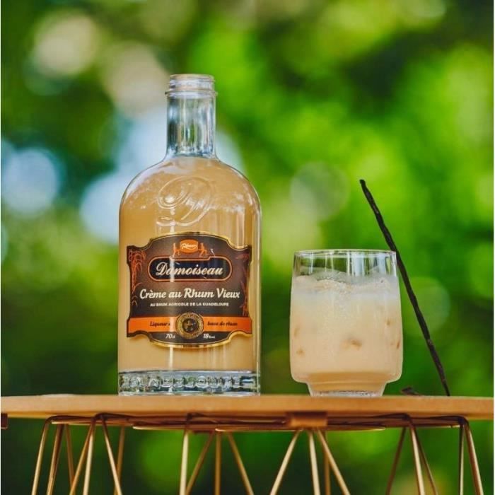 Damoiseau Creme au rhum vieux - Liqueur spiritueuse - Guadeloupe - 18%vol - 70cl