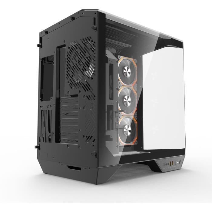 Boitier sans alimentation - DARKFLASH DY470 - Cube - Format ATX - Noir