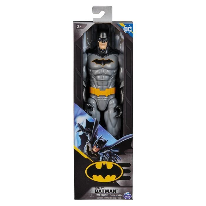 SPIN MASTERFIGURINE 30 CM - BATMAN GRIS REBIRTH Batman