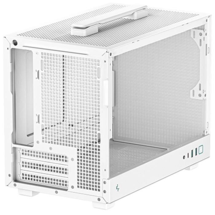 Boitier PC - DEEPCOOL - CH160 - Sans alimentation - Mini tour - Format M-ITX - Blanc