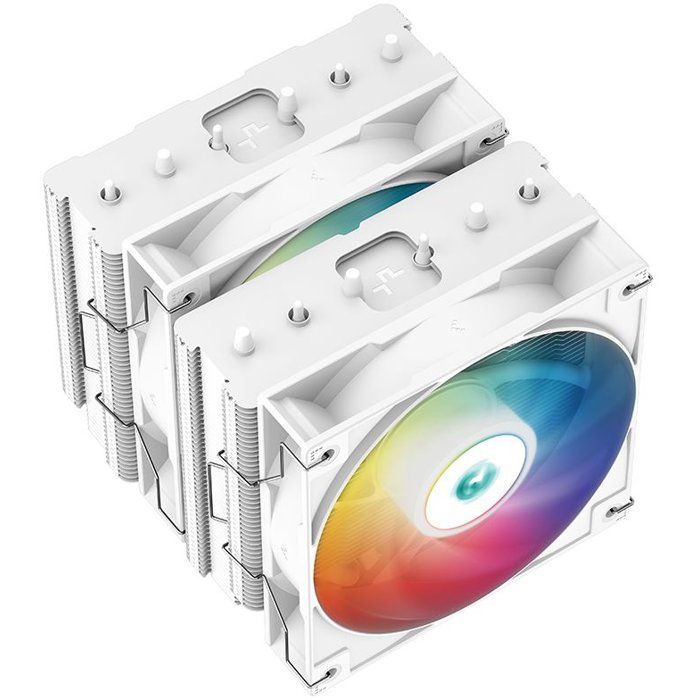 DEEPCOOL - Gammaxx ARGB - R-AG620-WHANMN-G-2 - Ventirad CPU - 120 mm - Ventilateur double tour PWM RGB - 6 Calloducs -TDP 260W