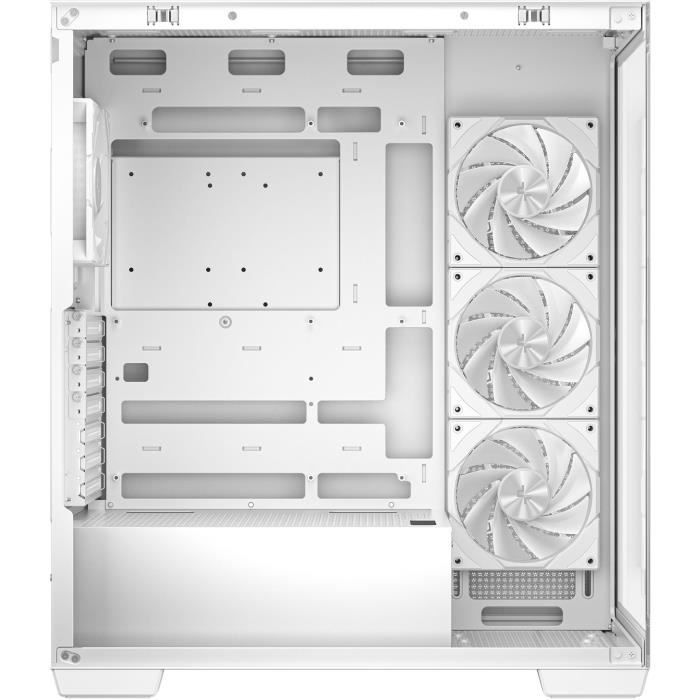 Boitier sans alimentation - DEEPCOOL CG580 4F - Moyen tour - Format E-ATX - Blanc