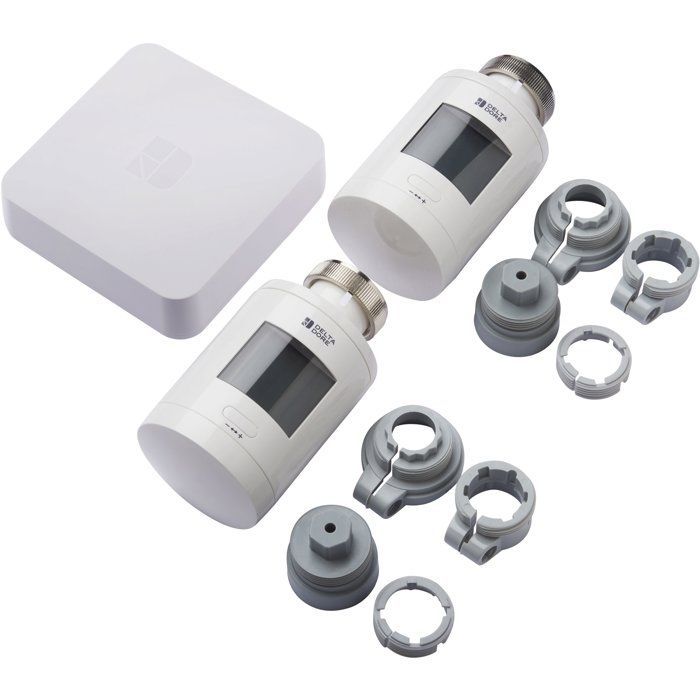 Tetes Thermostatiques et box connectée - Delta Dore - Pack TRV 1.0 connecté - 6050664