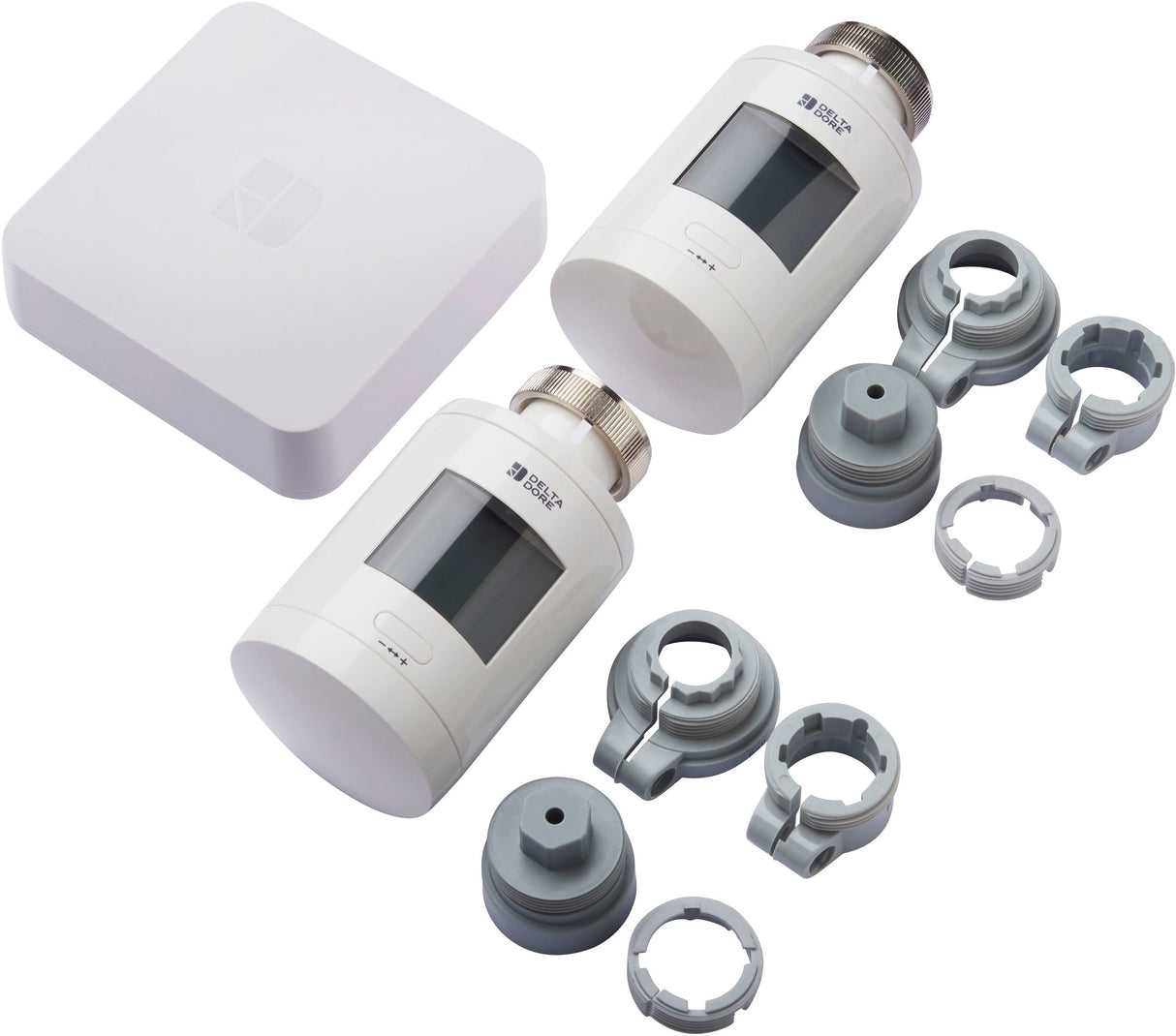 Tetes Thermostatiques et box connectée - Delta Dore - Pack TRV 1.0 connecté - 6050664