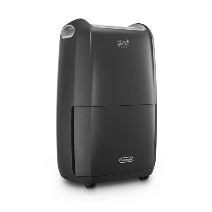 Déshumidificateur - DELONGHI - Réservoir 5 L - Capacité de 21 L en 24 h - 3 vitesses de ventilation - Wifi