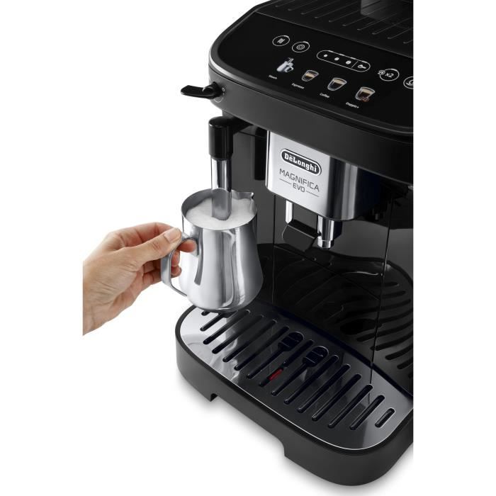Machine expresso automatique avec broyeur - DELONGHI Magnifica Evo ECAM290.22.B - 1450W - 3 boissons - 1,8L