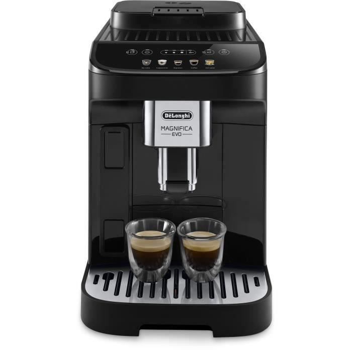 Machine expresso automatique avec broyeur De'Longhi Magnifica Evo - ECAM290.61.B -technologie boissons lactées, Noir